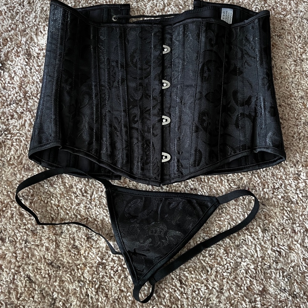 Steel Bone corset set